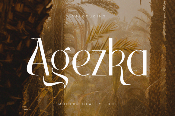 Agezka Font: Elevating Digital Brand Aesthetics