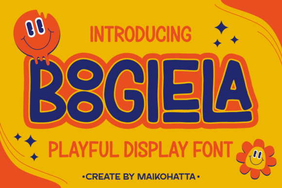 Boogiela Font: Playful Display Typography for Web Design