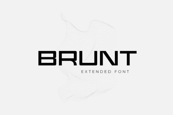 Brunt Font: Modern Extended Sans Serif for Web Design