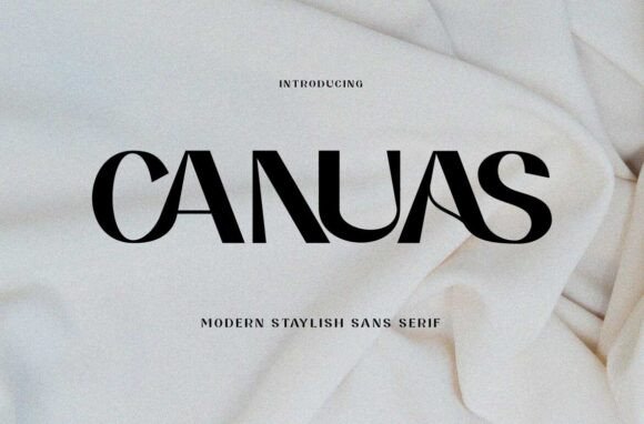 Canuas: A Stylish Retro Font for Editorial Design