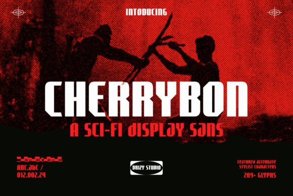 Cherrybon Font: Bold Sci-Fi Type for Digital Campaigns