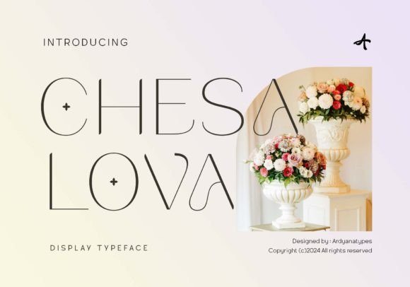 Chesalova Font: Minimalist Sans Serif Design
