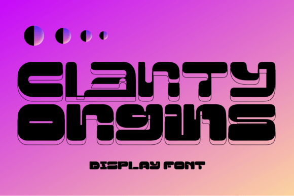 Clarity Origins Font for Modern Tech Branding Projects