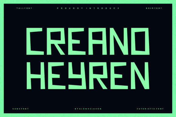 Creano Heyren Font for Modern Small Business Branding