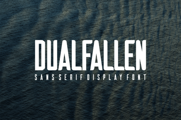 Discover Dualfallen: A Bold and Authentic Display Font