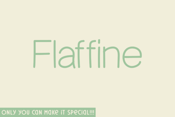 Flaffine Rounded Font for Authentic Web Design