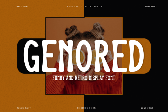 Genored Font Review for Handmade Labels and Logos