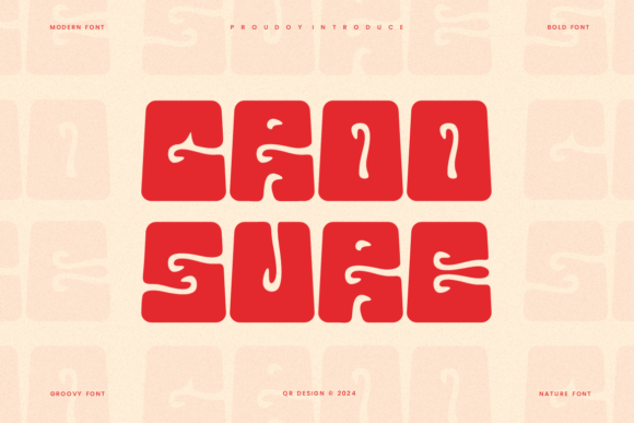 Groosure Font: Bold Display Type for Handmade Labels