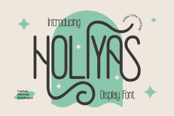 Holiyas Font: Stylish Display Type for Modern Campaigns