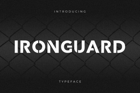Iron Guard: A Bold Display Font for Editorial Impact