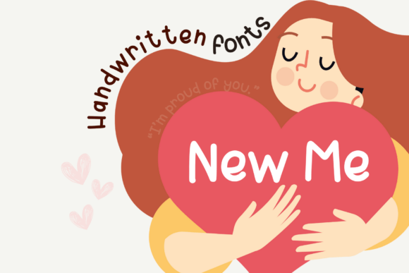 New Me Font: A Handwritten Typeface for Brand Identity