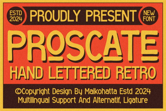 Proscate Font: Retro Style & Free Download Guide