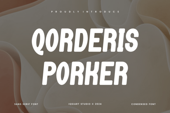 Qorderis Porker Font for Authentic Editorial Design