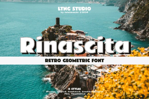 Rinascita Font Review: Bold Retro Sans Serif for Branding
