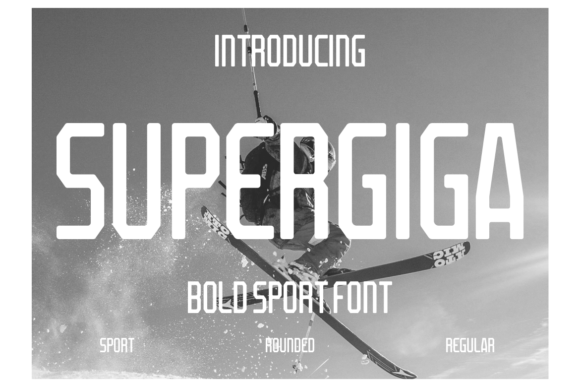 Supergiga Font Review for Bold Product Branding