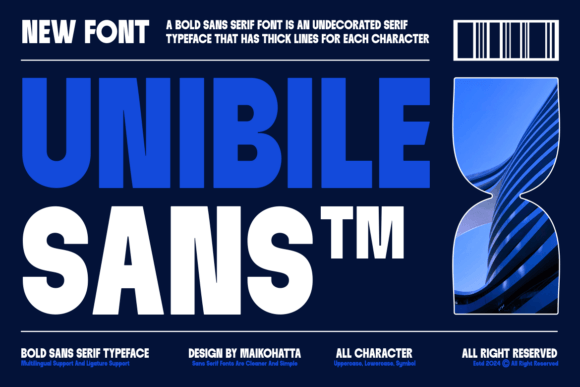 Unibile Font Review for Modern Editorial Design