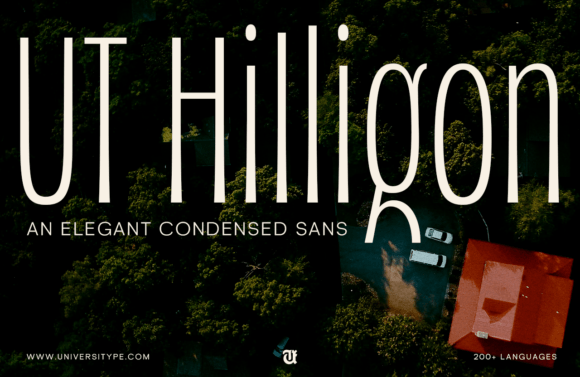 Ut Hilligon: A Luxurious Sans Serif Font for Editorial Design